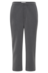 Anne Fitted Capri Pants - Charcoal Marle